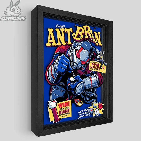 Ant Bran Cereal Shadowbox Art Artovision