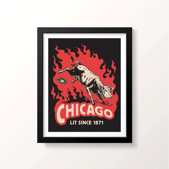 Chicago Is Lit Print