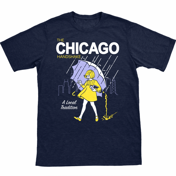 The Chicago Handshake Tradition Unisex Tee (Screenprinted)