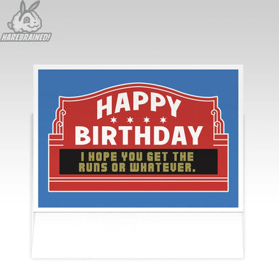 Wrigley Field Birthday Card Harebrained