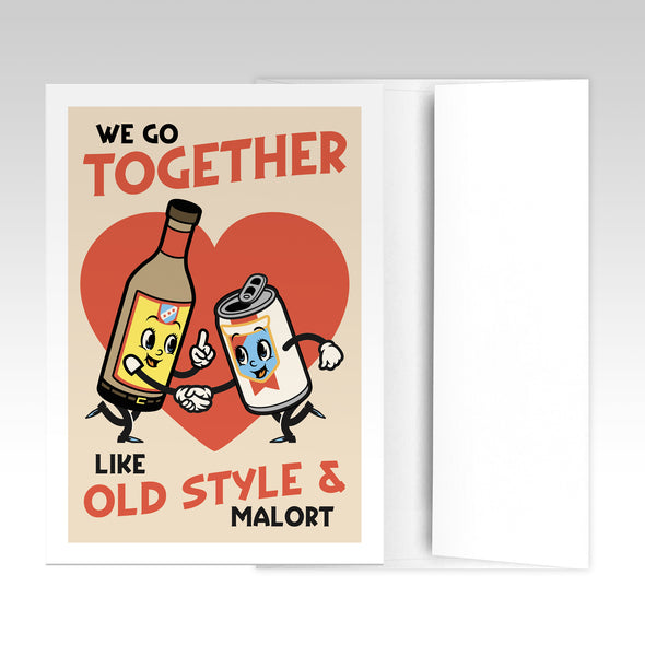 Old Style & Malort Card