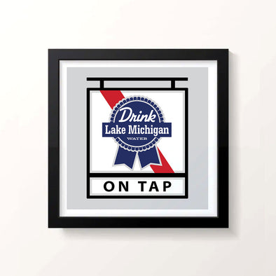 Lake Michigan PBR Print