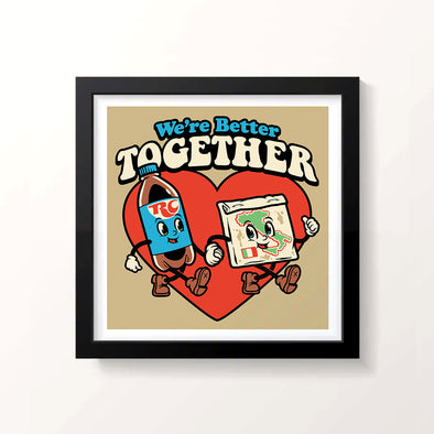 Better Together Print (RC & Pizza)