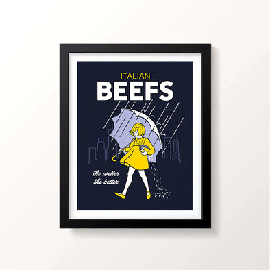 Salty Italian Beefs Print