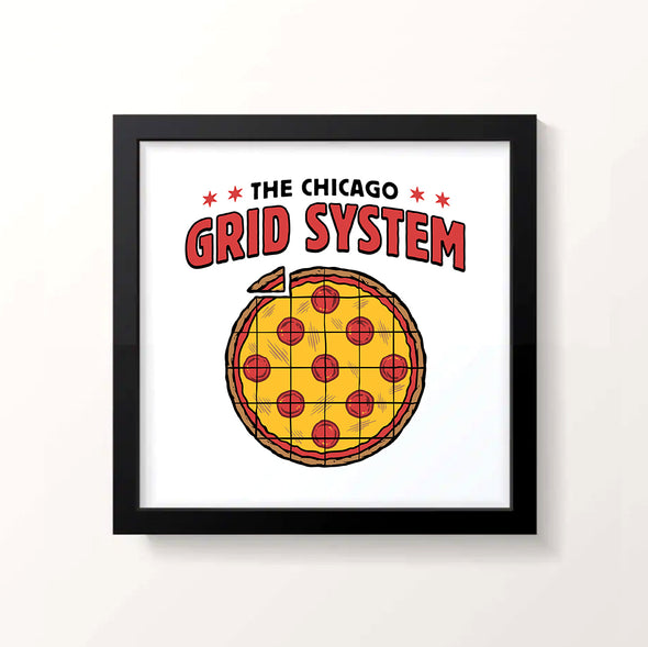 Chicago Grid System Print