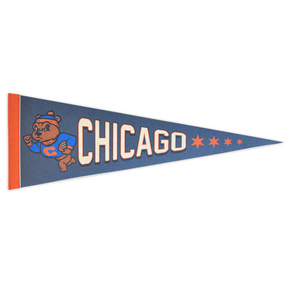 Vintage Bears Mascot Pennant