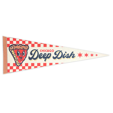 Deep Dish Pizza Pennant