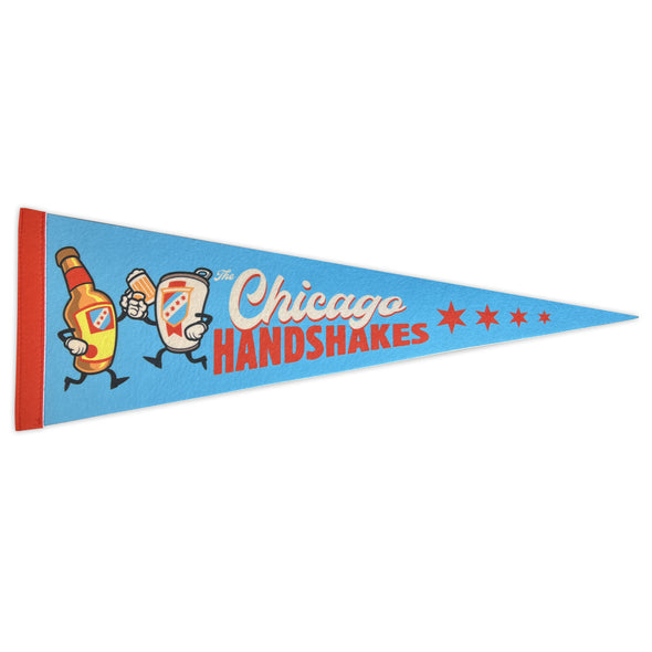 Chicago Handshake Pennant